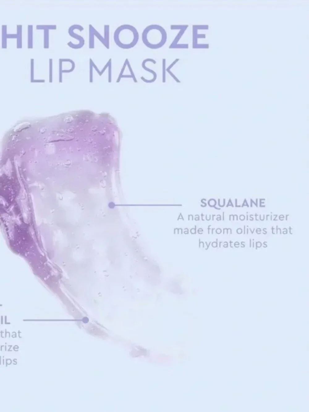 NEW! FLORENCE BY MILLS and ELF LIP MASK HIT SNOOZE Bundle 10.5+4.4g